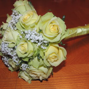 Yellow Rose And Baby's Breath Bouquet